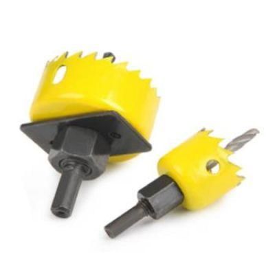 Good Performance Carton Steel Hole Saw with Yellow Surface