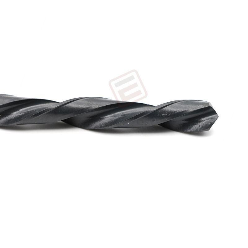 Black-Oxide HSS Straight Shank Twist Drill Bits for Metal, Stainless Steel