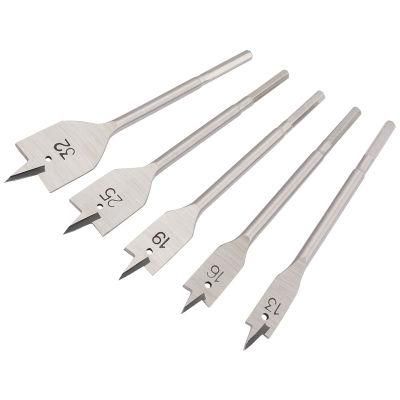Spade Drill Bit Carbon Steel Paddle Flat Bits 6-35mm Wood Hole Cutter for Woodworking