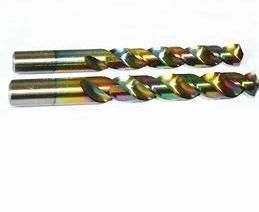 HSS Twist Drill Bits Fully Ground with Rainbow Color