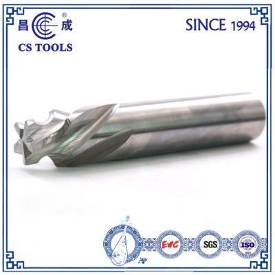 New Type High Speed Steel 5 Flute Drill Bit with Inner R-Angle for Chamfering