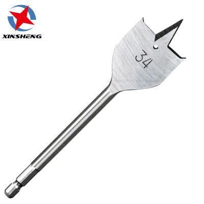 Pilihu Factory High Quality Tri Wing Wood Spade Flat Drill Bits for Woodworking