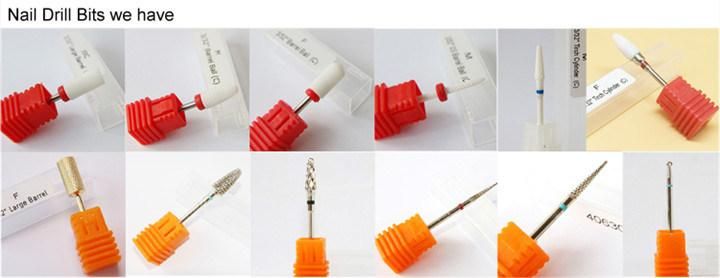 Different Color Carbide Ceramic Metal Grinding Nail Drill Bits