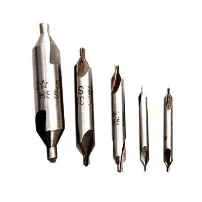 Hot Selling 5 PCS 60 Degree Combined Countersinks Degree Angle Bit HSS Center Drills