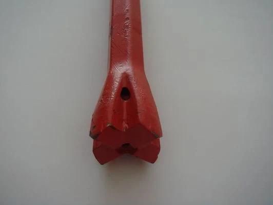 Integral Drill Steel H22 H19*108mm Chisel Bit and Cross Bit Integral Drill Rod for Jack Hammer