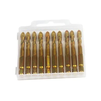 Efftool Boutique 10PCS Twist Glass Drill Bit