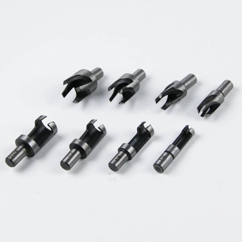 8PCS Blister Card Packing Wood Drilling Cork Drill