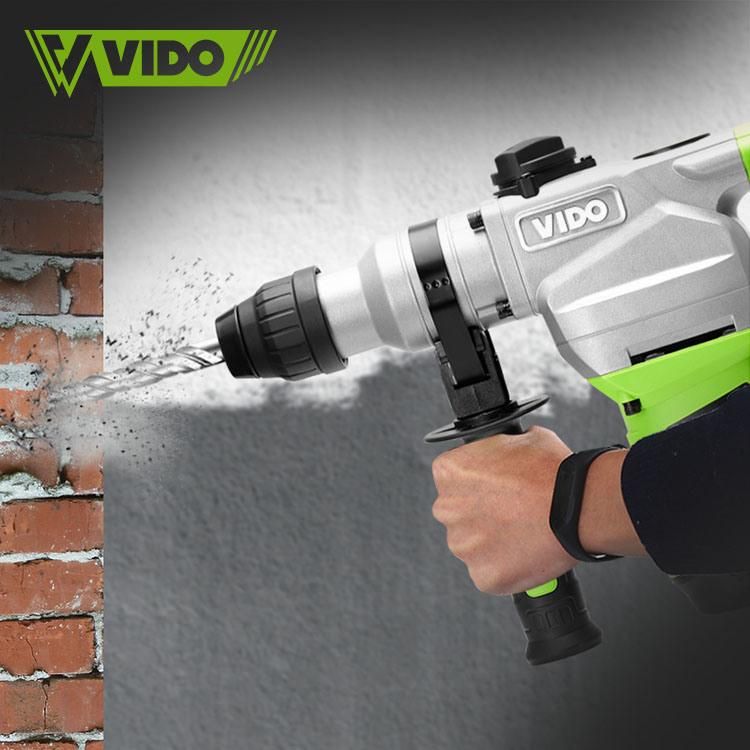 Vido Concrete Drilling Hammer Drill 3-12mm Masonry Drill Bit