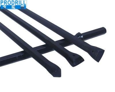 H22*108mm Integral Drill Steel Rod Quarrying Drill Pipe with Tips Manufacture Price