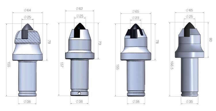 S200 S135 U84 U92 U95 Coal Mining Bit Rock Crusher Picks