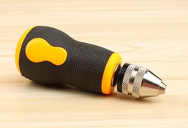 Simple Hand Twist Drill Holder Hand Twist Drill Model Woodworking Tools Text Play Hand Punch Drill Mini Hand Drill