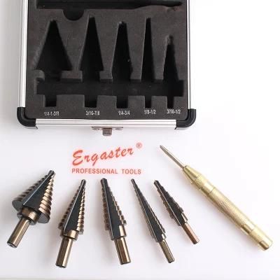 Cobalt Steel Step Drill Bit Set, 5-PC