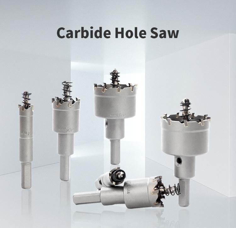 Pilihu Carbide Tipped Hand Tool Hole Saw Set for Sheet Metal Drilling