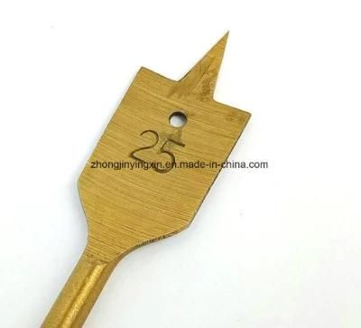 Bright Finishing Sharp Point Wood Spade Flat Drill Bit