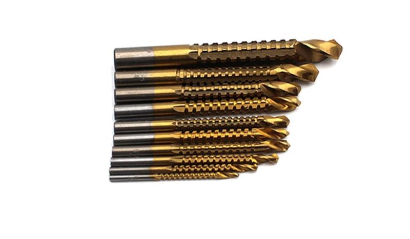 Z-Lion 3-13mm 10PCS Spiral Groove Serrated Wood Working Sharp Tool Drill Bit