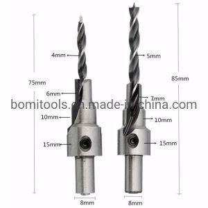 Electric Tools HSS Drill Bits 1/4 Hex Shank with Countersink Tapered Twist Drill Bit