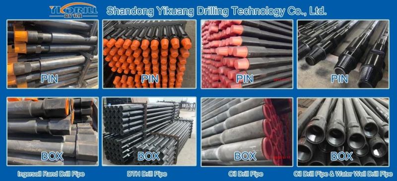 Mining Exploration DTH Drilling Rod Adapter Alloy Steel Rod Coupling Drill Rod Adapter