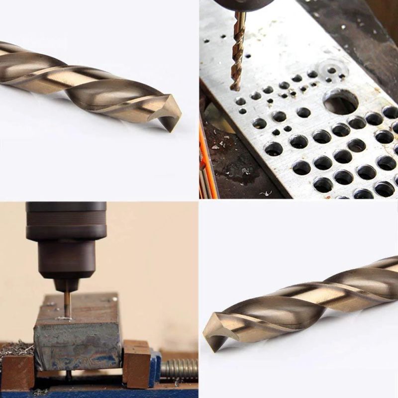High Speed Steel Drill HSS Drills Amber Color Double Ends HSS Co Twist Drill Bit (SED-HDE)