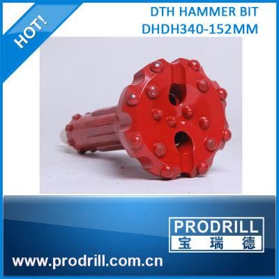 DHD340-152mm Concave Convex Fact Middle Air Pressure DTH Rock Drill Bits