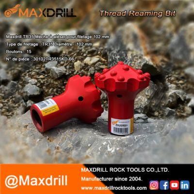 Maxdrill Tr35, T38, T45, T51 Reaming Button Bits for Rock Drilling