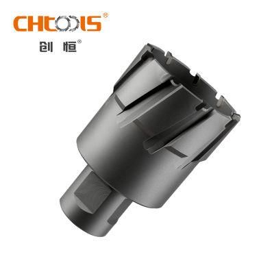 Chinese Suppliers Tct Weldon Shank Carbide Broach Cutter Hole Cutting Drill Version P