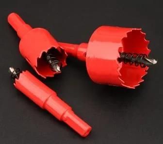 Red Good Quality Bi-Metal Hole Saw for Drilling Metal