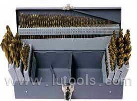 115 PCS Fully Ground HSS Cobalt Drill Bit Set