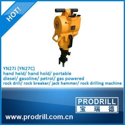 Yn27j Gasoline-Powered Hamme Drilling for Stone Hole