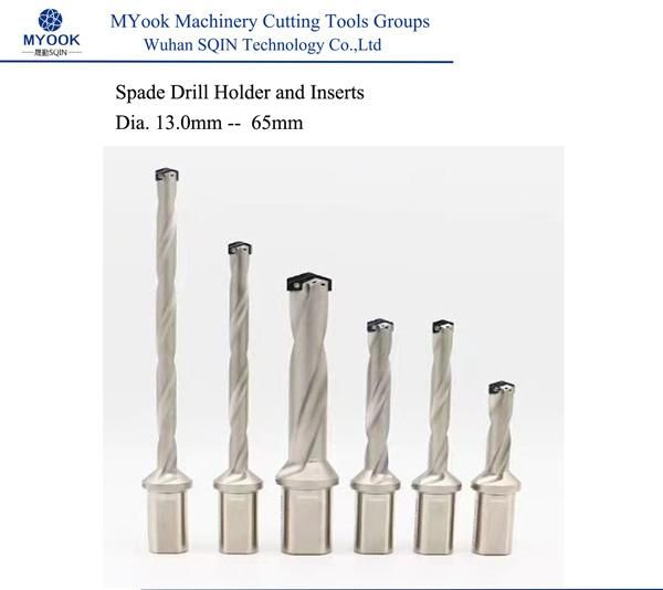 High Efficiency High Feed CNC Deep Hole Spade Drill Holder and Insert 35mm for Steel Machining