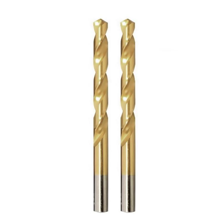 HSS6542 Cobalt Straight Shank Twist Drill Bits Tin Coating