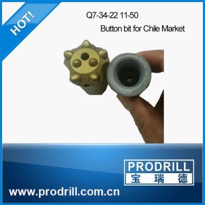 High Performance Carbide Taper Rock Drill Button Bits From Prodrill