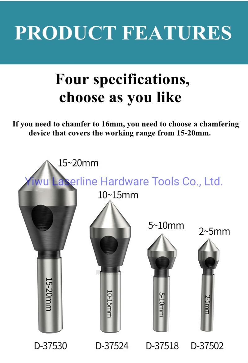 Original Makita HSS Zero Flute Countersink Drill Bits for Metal Chamfering