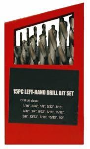 Power Tools Wood HSS Drills Bit 15PCS Drill Bit for Left Hand Step Drill