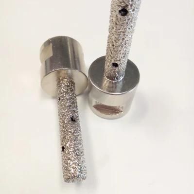 10mm Vacuum Brazed Diamond Milling Bits Stone Edging Bits
