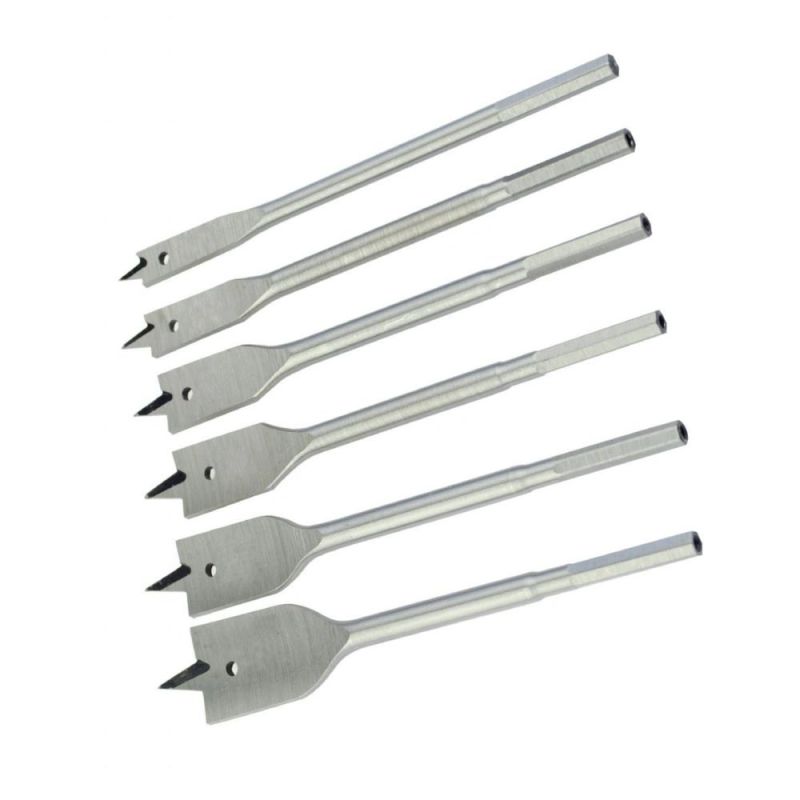 Hex Shank Centre Point Spade Flat Wood Drill Bit for Wood Clean and Fast Drilling