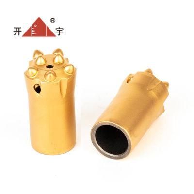 40mm Diameter 7 Teeth Tapered 7 11 12 Degree Button Bits for Marble Granite Drilling