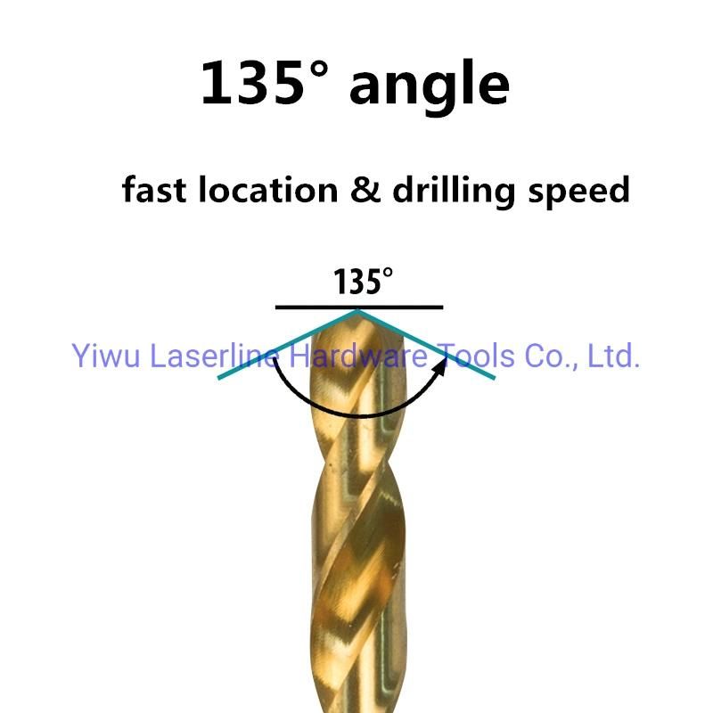 Original Makita HSS Titanium Twist Drill Bit Set