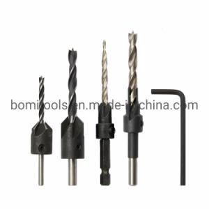 Power Tools HSS Drills Bits Factory Tool Hex Shank Countersink Tapered Drill Bit