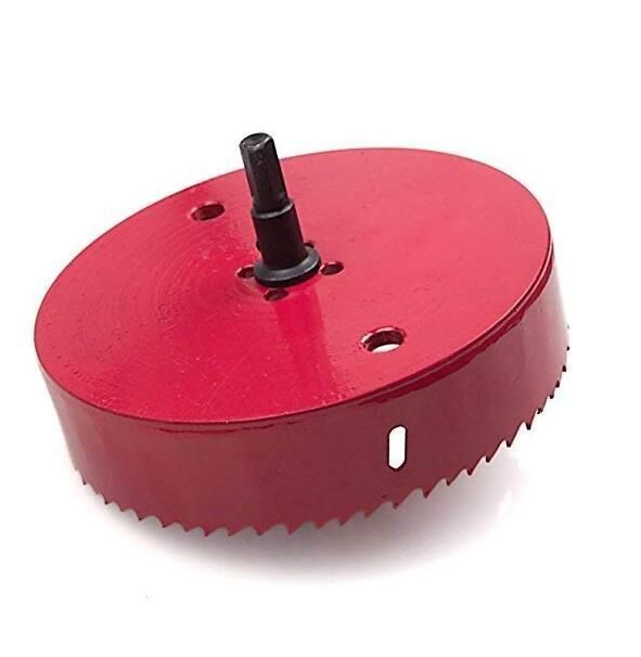 Bi-Metal Hole Saw Set in Case with Mandrels, High Speed Durable for Cutting Metal, Plastic Plate