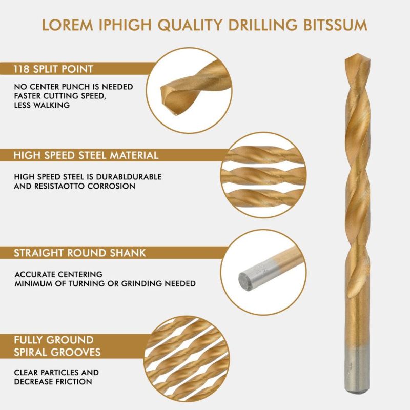 Cemented Carbide Bit Twist Bit Stainless Steel Metal Opener Tungsten Steel Pistol Bit