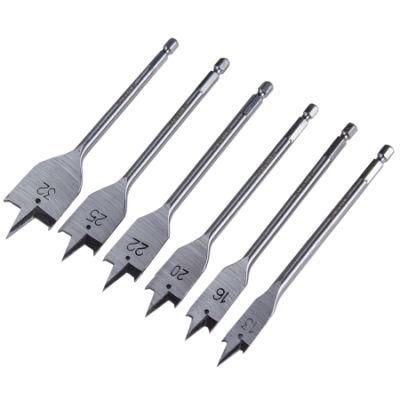 HSS Drill Bits Factory 6PCS for Wood Flat HSS Tool Bit Drill Bits