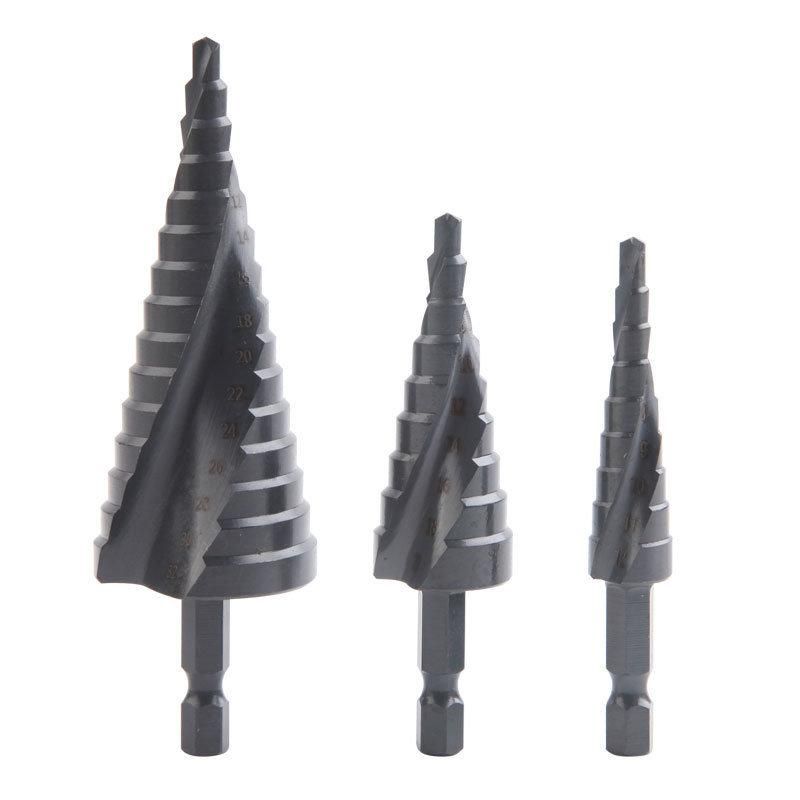 HSS Spiral Grooved Step Drill Bit