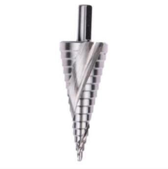 HSS M35 or M2 Step Drill with White Finish for Drilling Metal