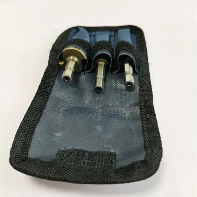 Step Core Drill Bits Titanium Coated 3 PCS HSS Bag Kit for Metal Drilling