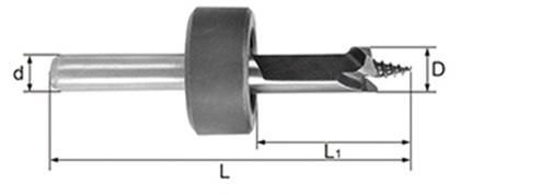 Fast Chip Ejection Half-Shaped Drill Body Ring Style Wood Auger Drill Bit