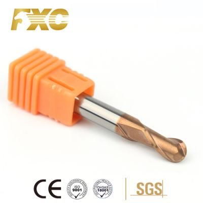 2 Flutes Carbide Ball Nose End Mill HRC55 CNC Tools