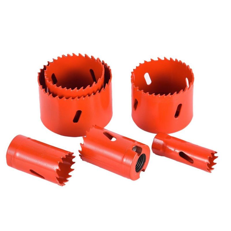 Bi-Metal HSS 4 Inch Hole Saw Blade with Positive Rake Teeth for Cutting Soft Metal