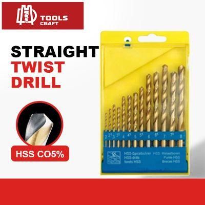 DIN340 HSS Straight Shank Long Series Roll-Forged Drill