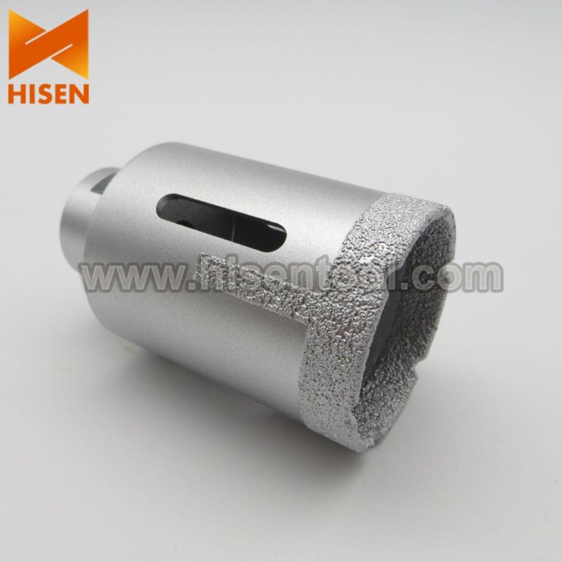 Vacuum Brazed Diamond Core Drill Bits for Ceramic Tiles and Marble