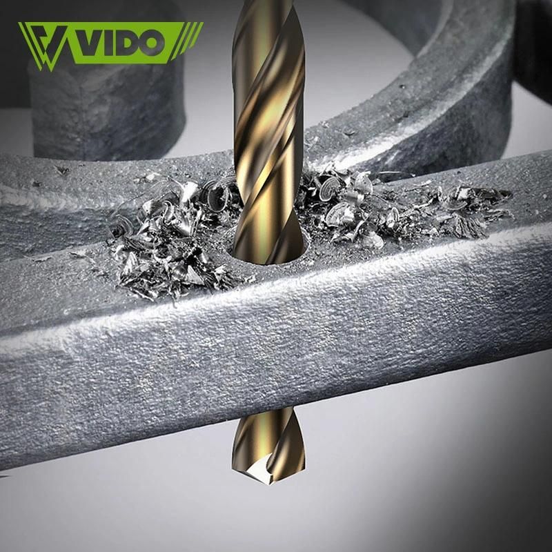 Vido 8mm M35 HSS Drill Bit for Impact Drill Machine